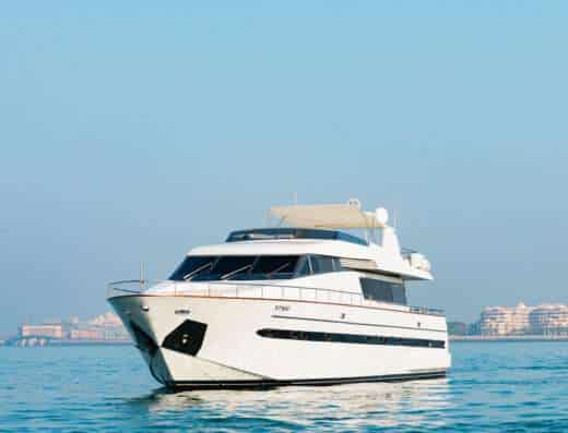 San Lorenzo 82ft Yacht available for rent at Dubai Harbour