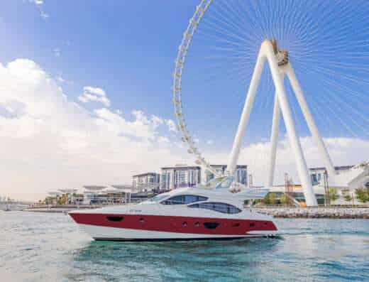 Lana 62ft luxury yacht in Dubai’s waters